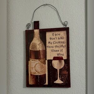 Wine Themed Wall Art with Quote